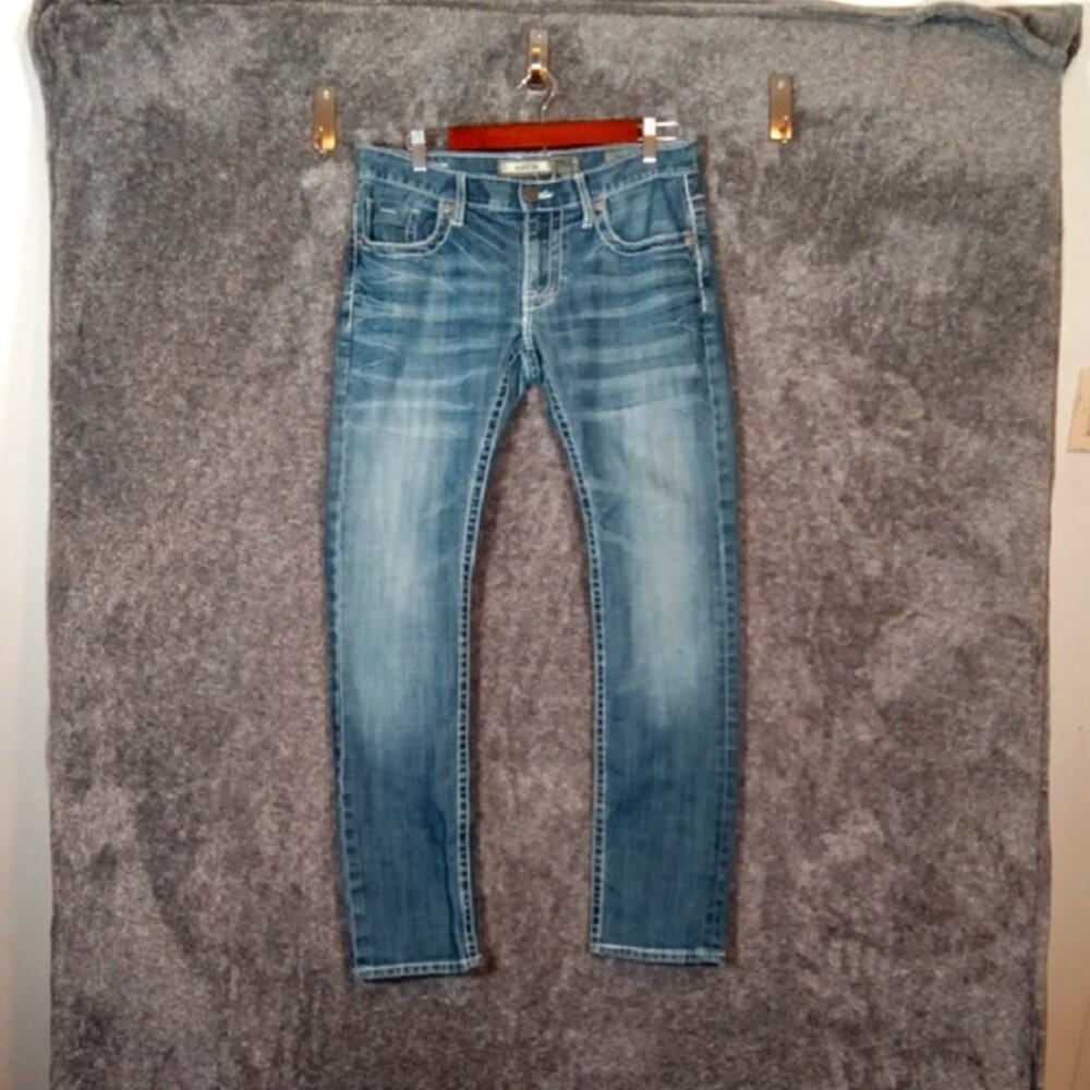 BKE Men's Sky Blue Skinny Jeans Aaron Style Rodeo Mens 29S